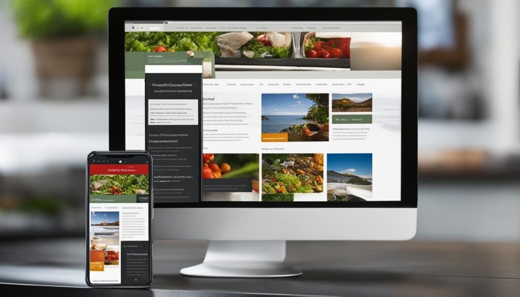 Responsividade do site