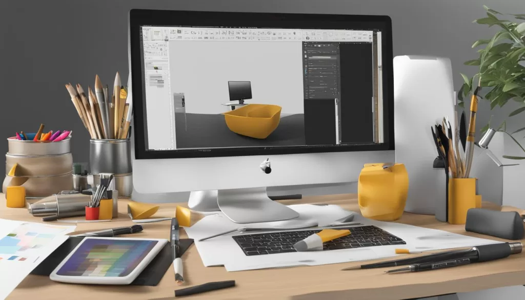 Área de trabalho do Illustrator