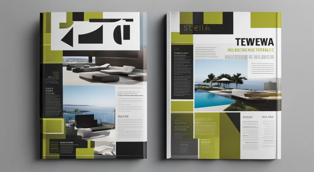 Revista minimalista da Teweka Design